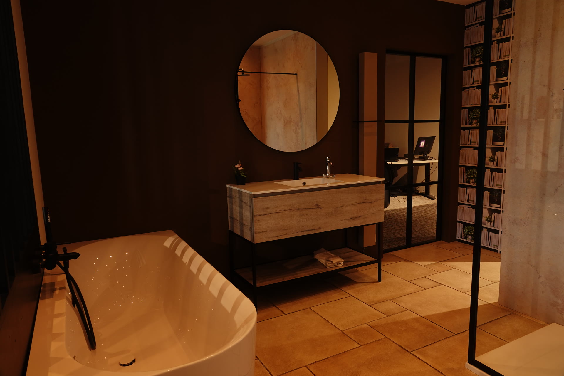 Sfeervolle badkamer toonzaal Claes