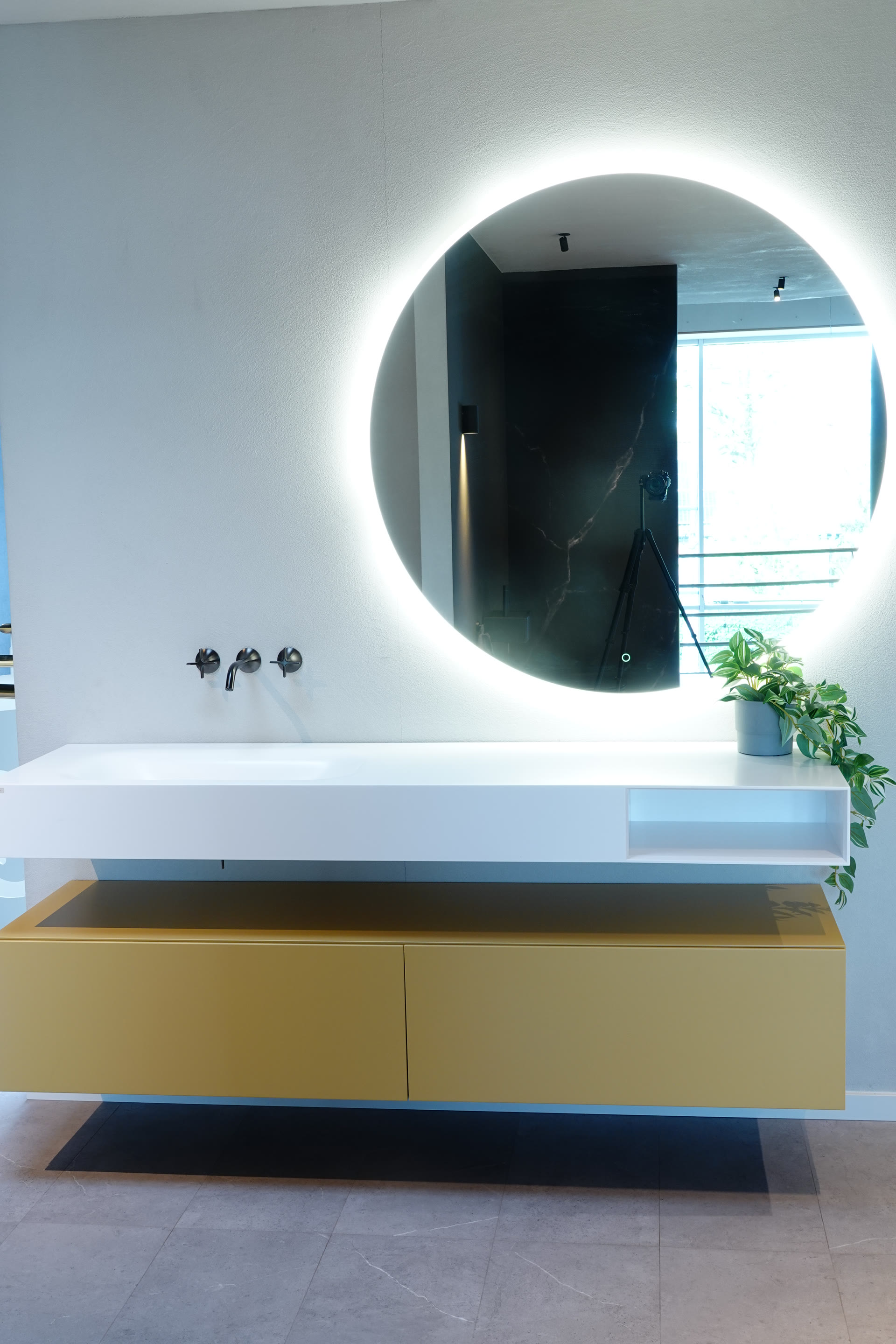 Badkamer toonzaal detail